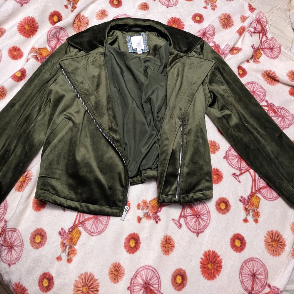 Green Velvet Jacket